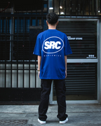 OG Logo Oversized Tee - White in Blue