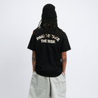 Paid To Take The Risk Tee - Black