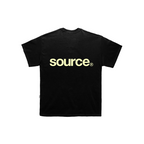 Raw Oversized Tee - Obsidian