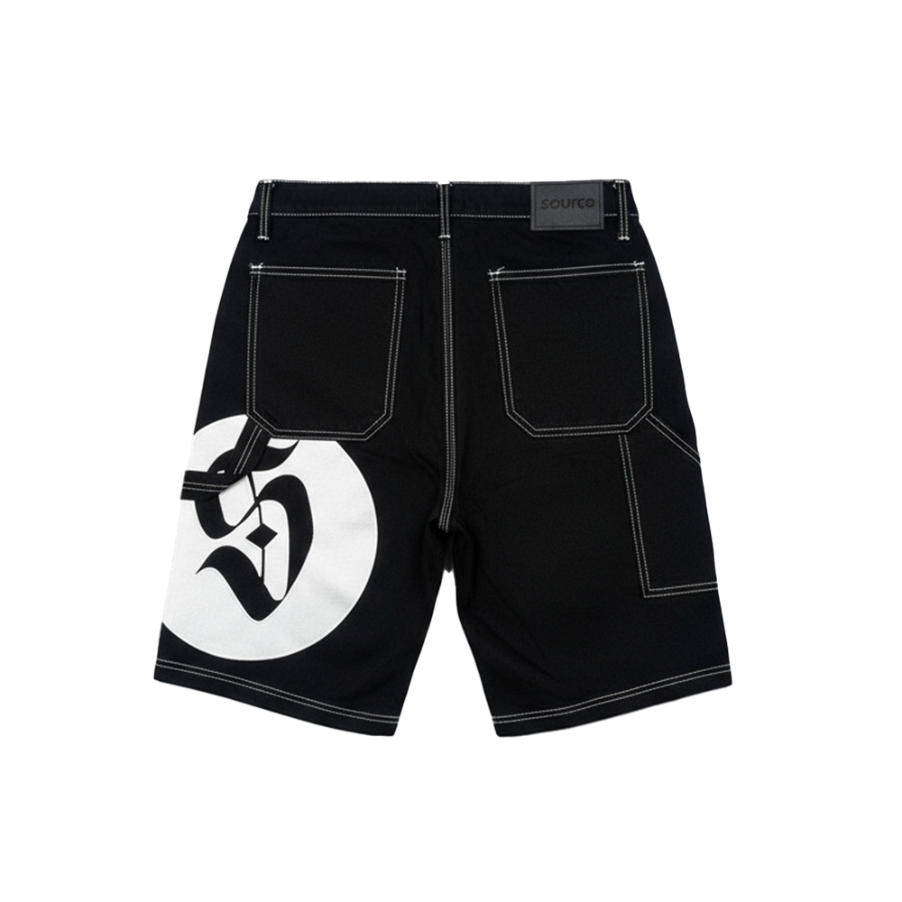Everywhere Denim Work Shorts - Black