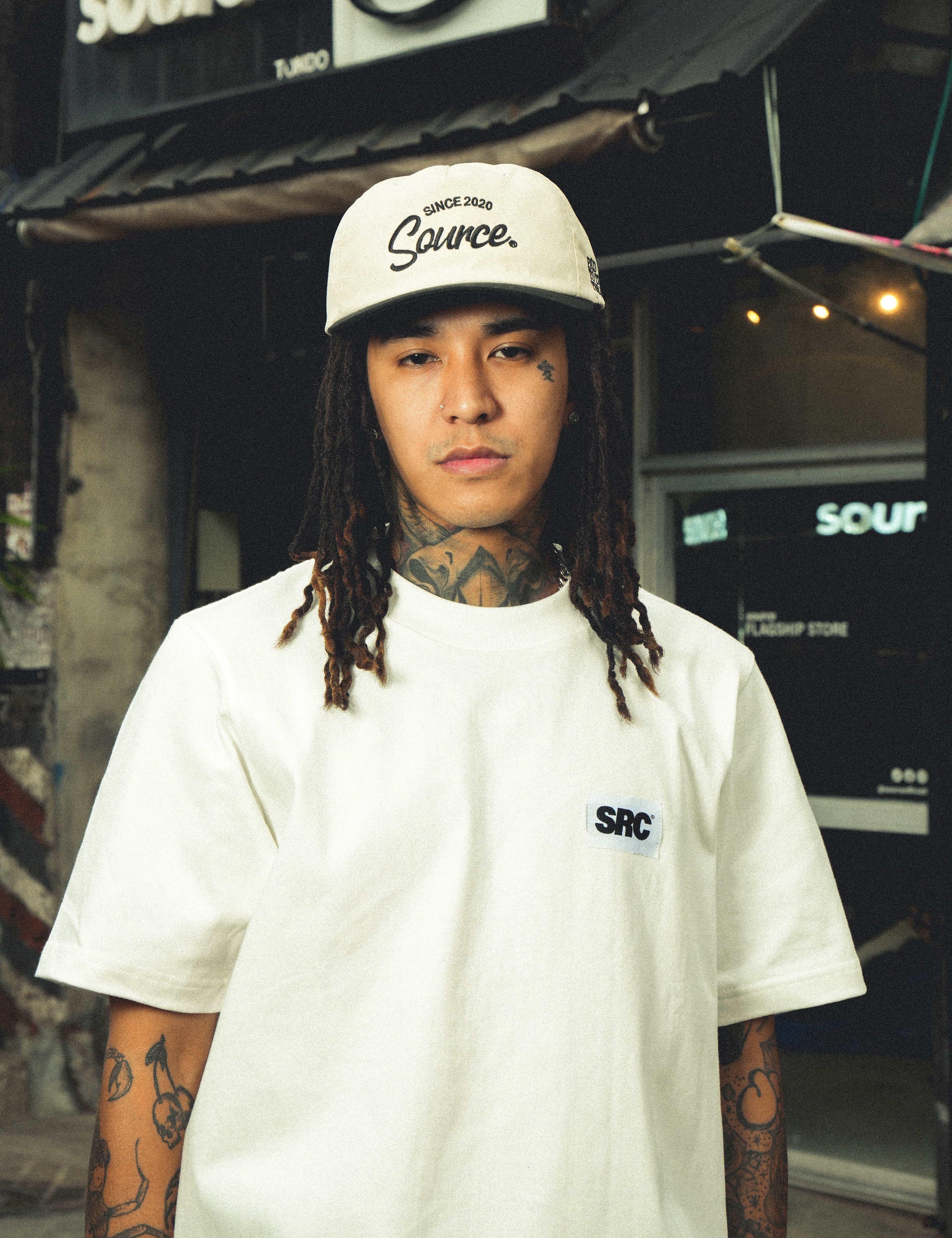 Structure Tee - Chalk