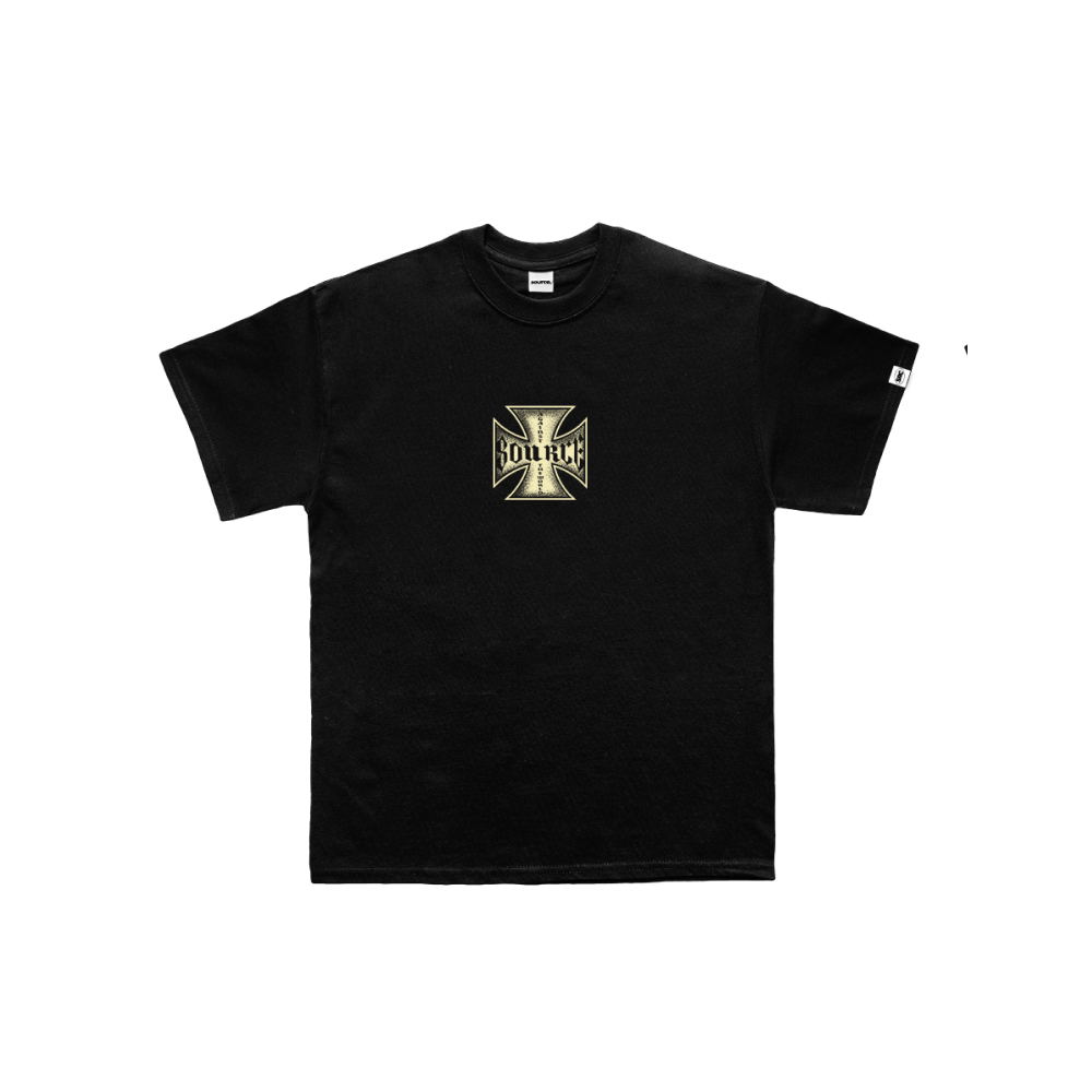Forged Cross Tee - Black