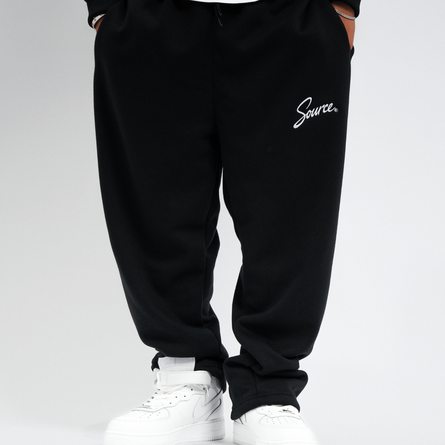 Core Open-Hem Pants - Anthracite