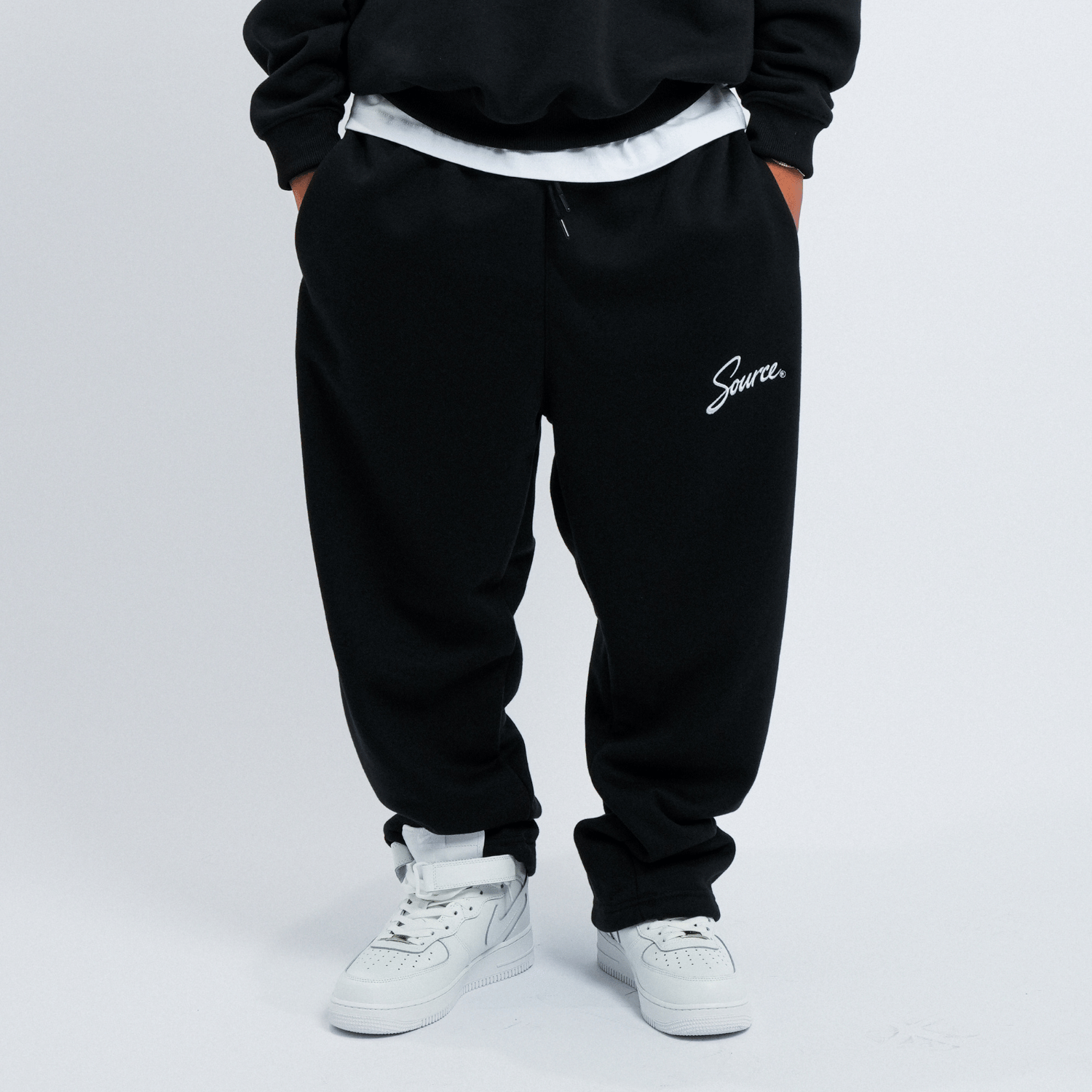 Core Open-Hem Pants - Anthracite