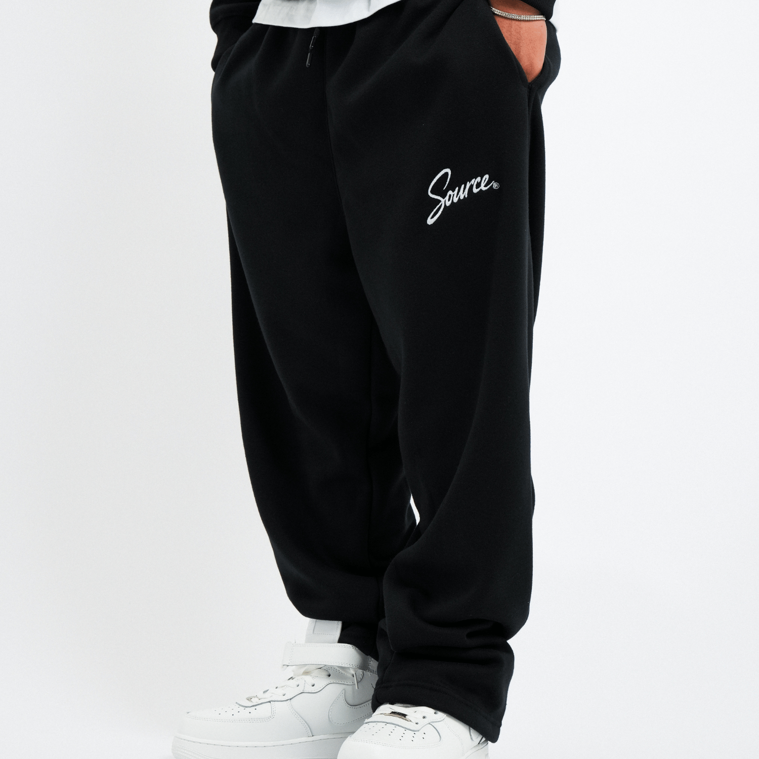 Core Open-Hem Pants - Anthracite