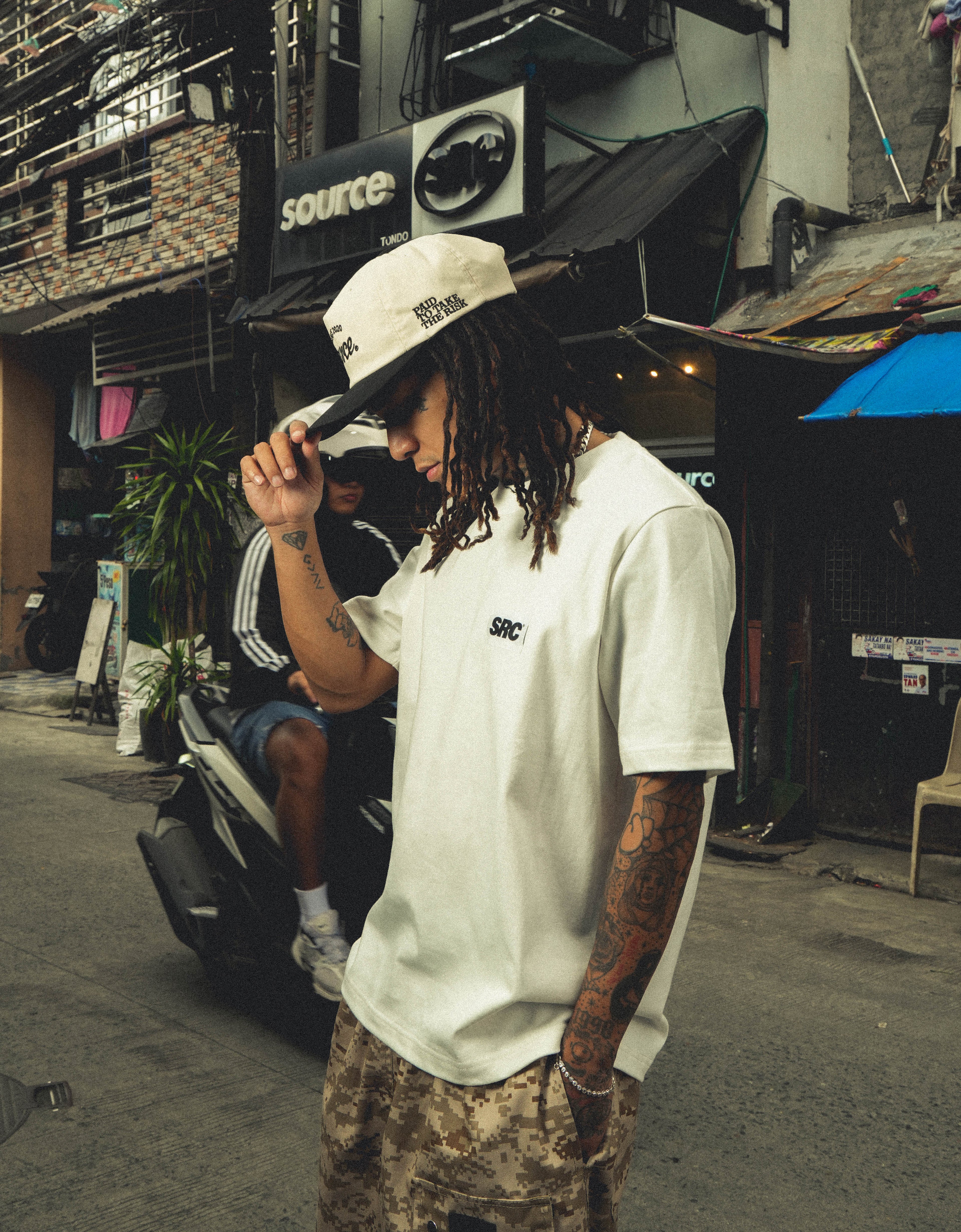 Everyday Script Unstructured Cap - Bone Black