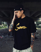 Script Tee - Caution