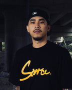 Script Tee - Caution