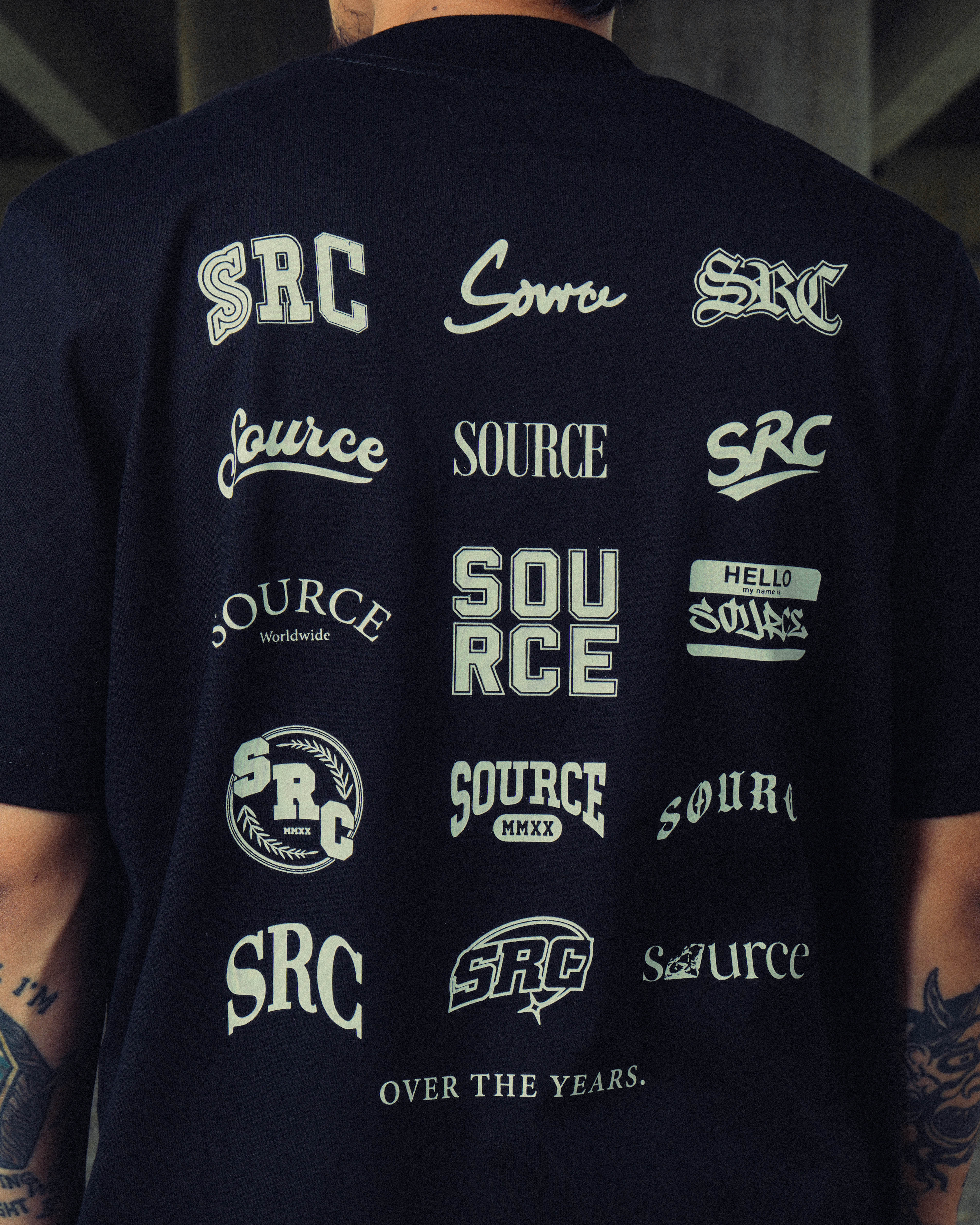 Over The Years Tee - Black