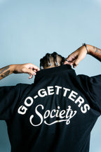 Go-Getters Society Oversized Tee - Black
