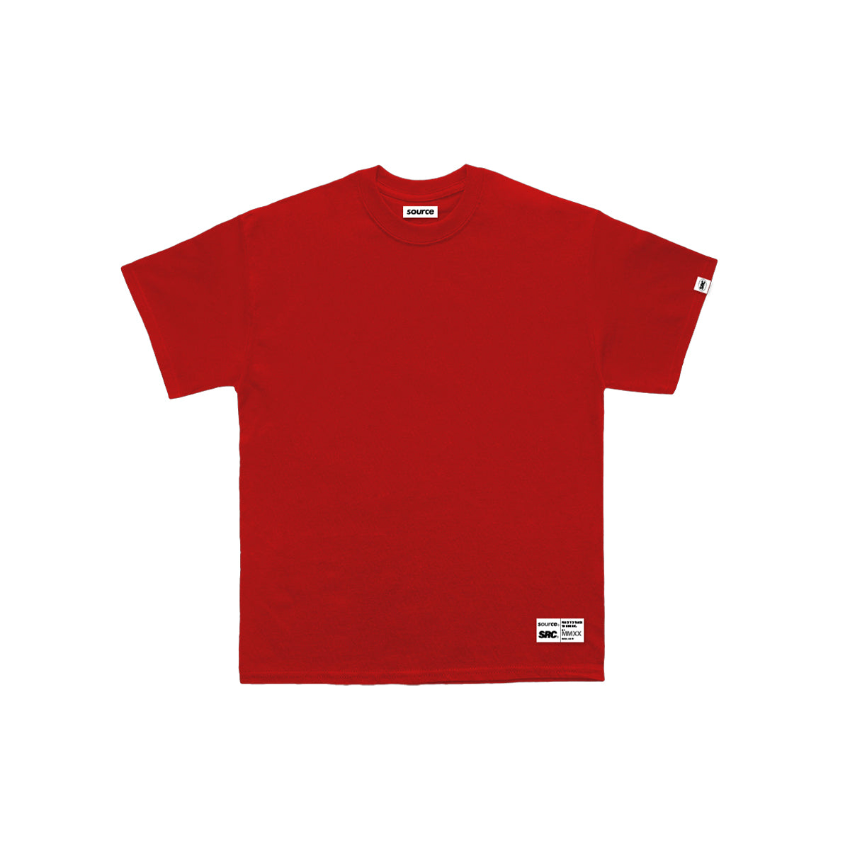 Tagged Oversized Tee - Flame