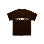 Raw Oversized Tee - Chocolate