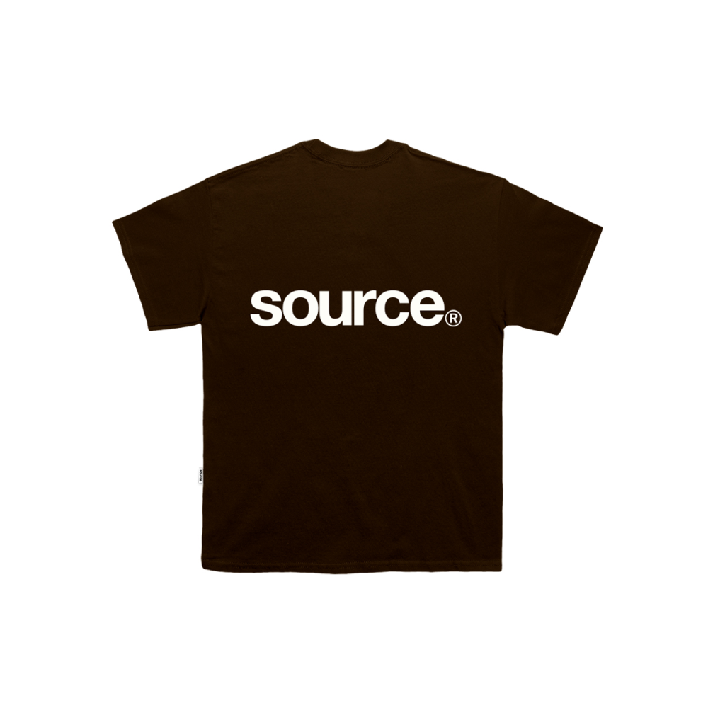 Raw Oversized Tee - Chocolate