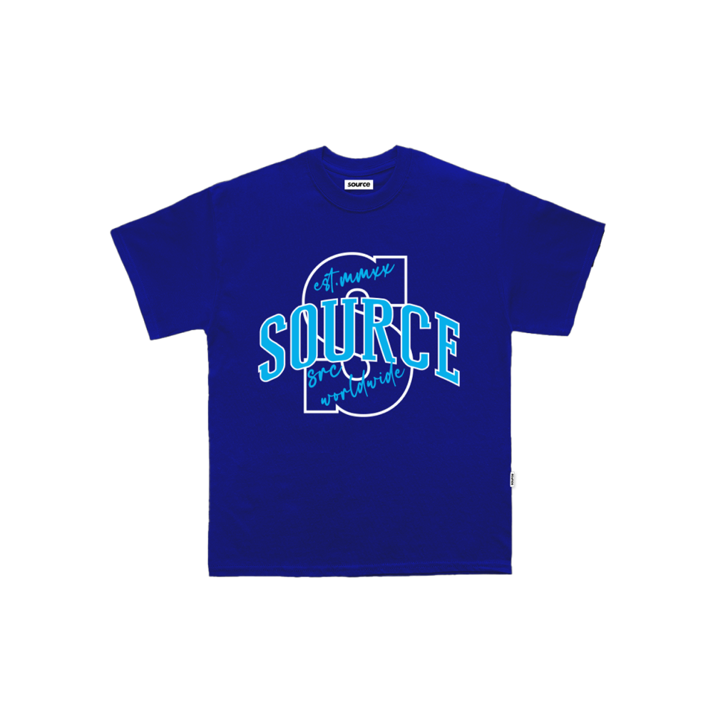 Big S Oversized Tee - Blue