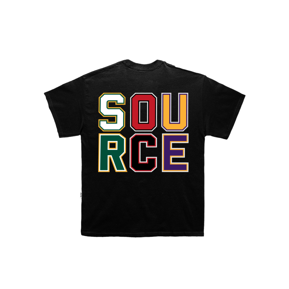 Hardwood Collection Oversized Tee - Black