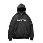 OG Logo Worldwide Pullover Hoodie - White in Black