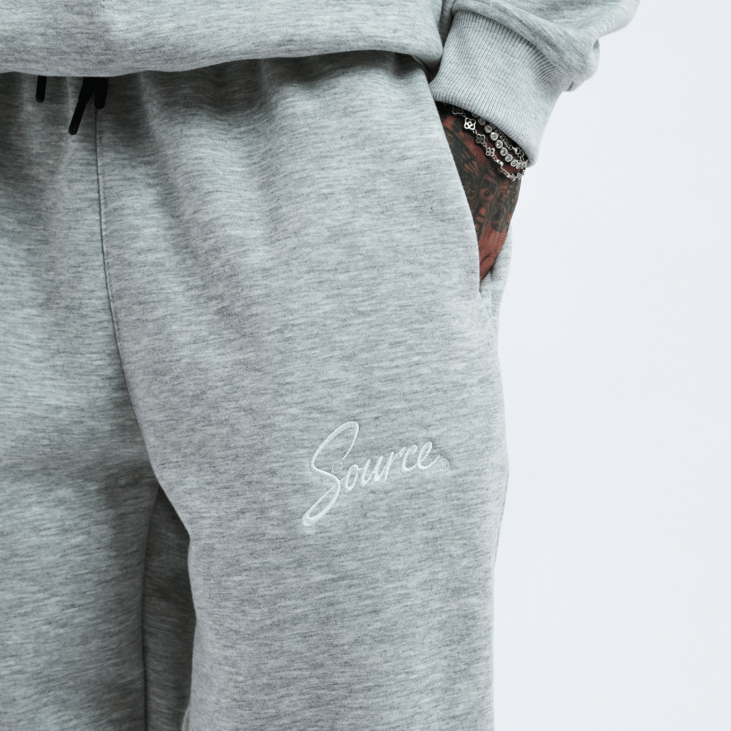 Core Open-Hem Pants - Cement