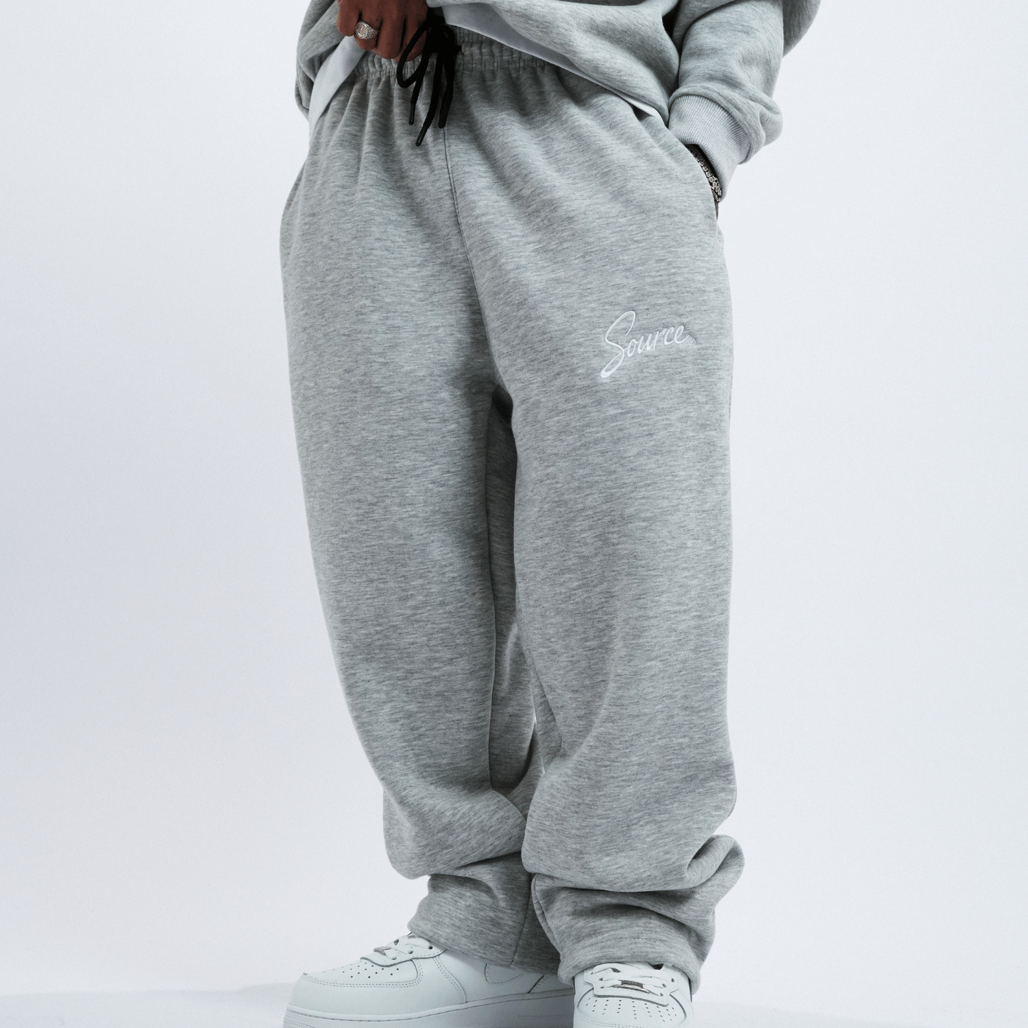 Core Open-Hem Pants - Cement