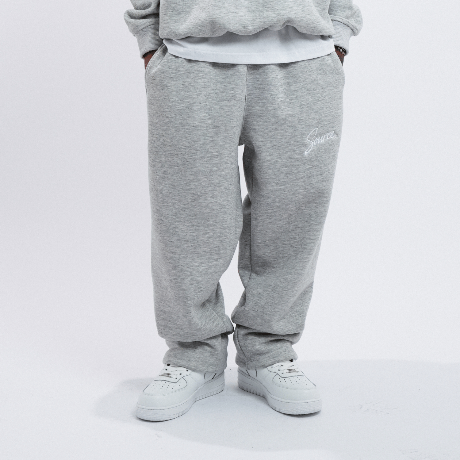 Core Open-Hem Pants - Cement
