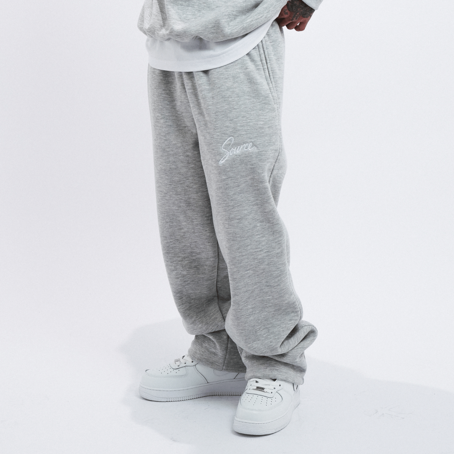 Core Open-Hem Pants - Cement