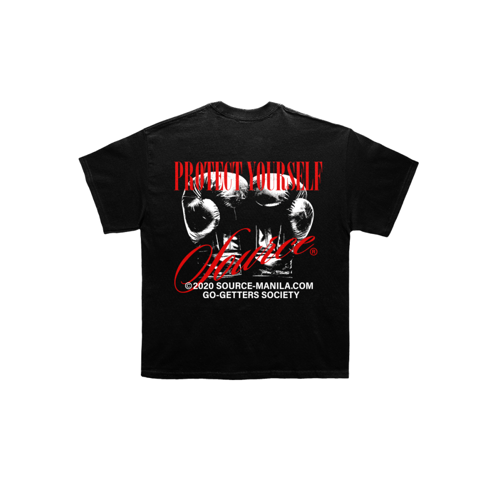Gloves Up Boxy Tee - Black