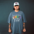 Hardwood Collection Oversized Tee - Gray