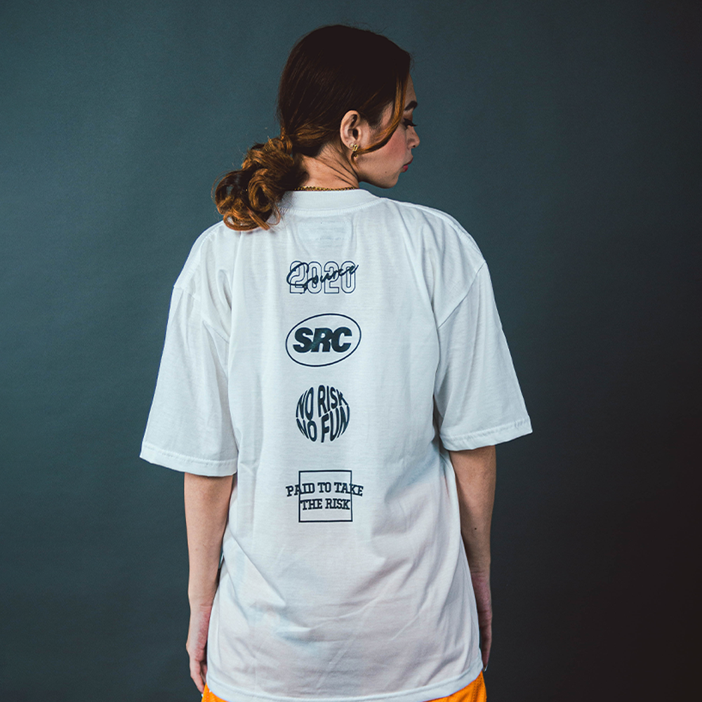 Hardwood Collection Oversized Tee - White