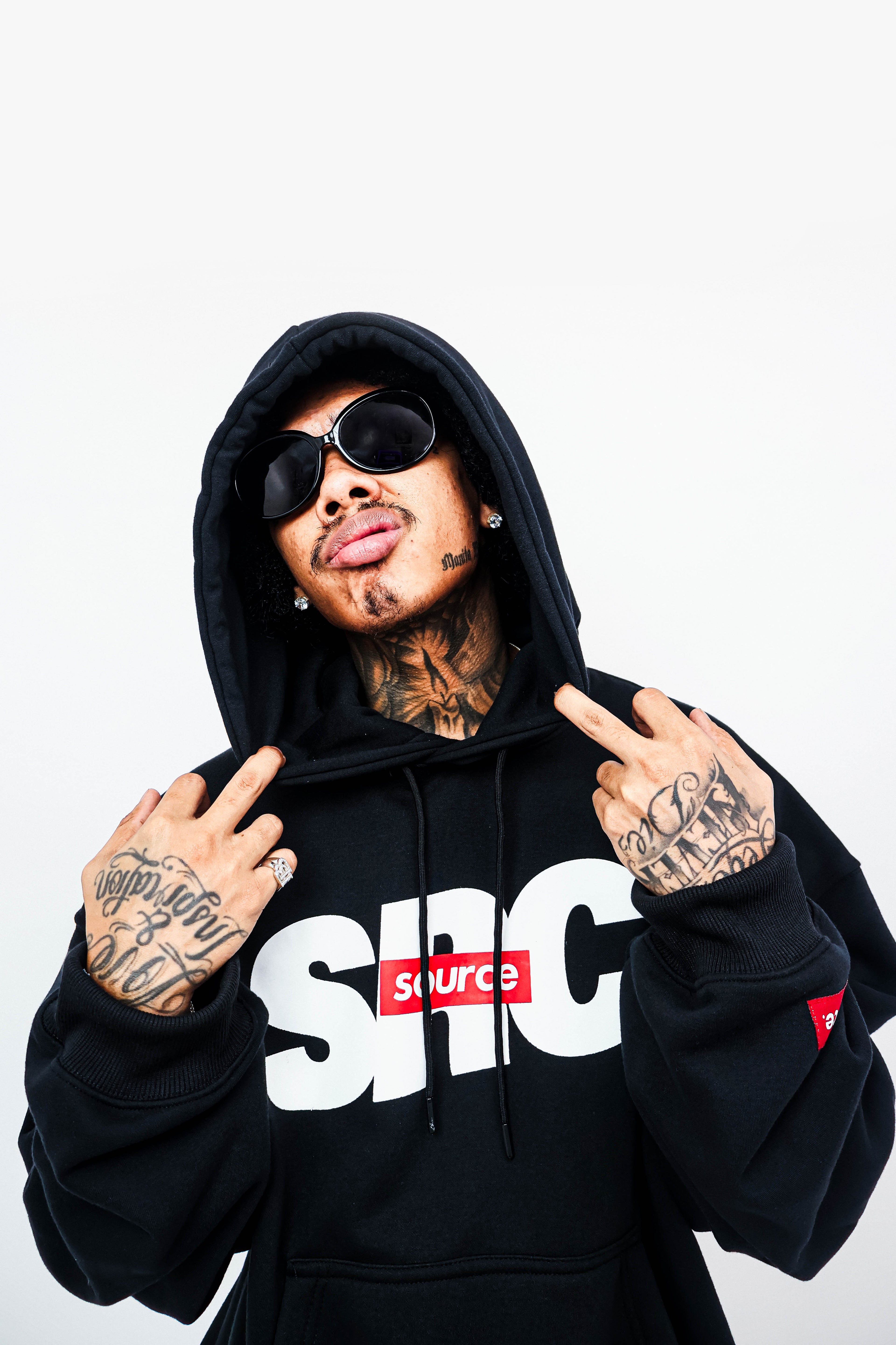 Box Overlap Oversized Hoodie