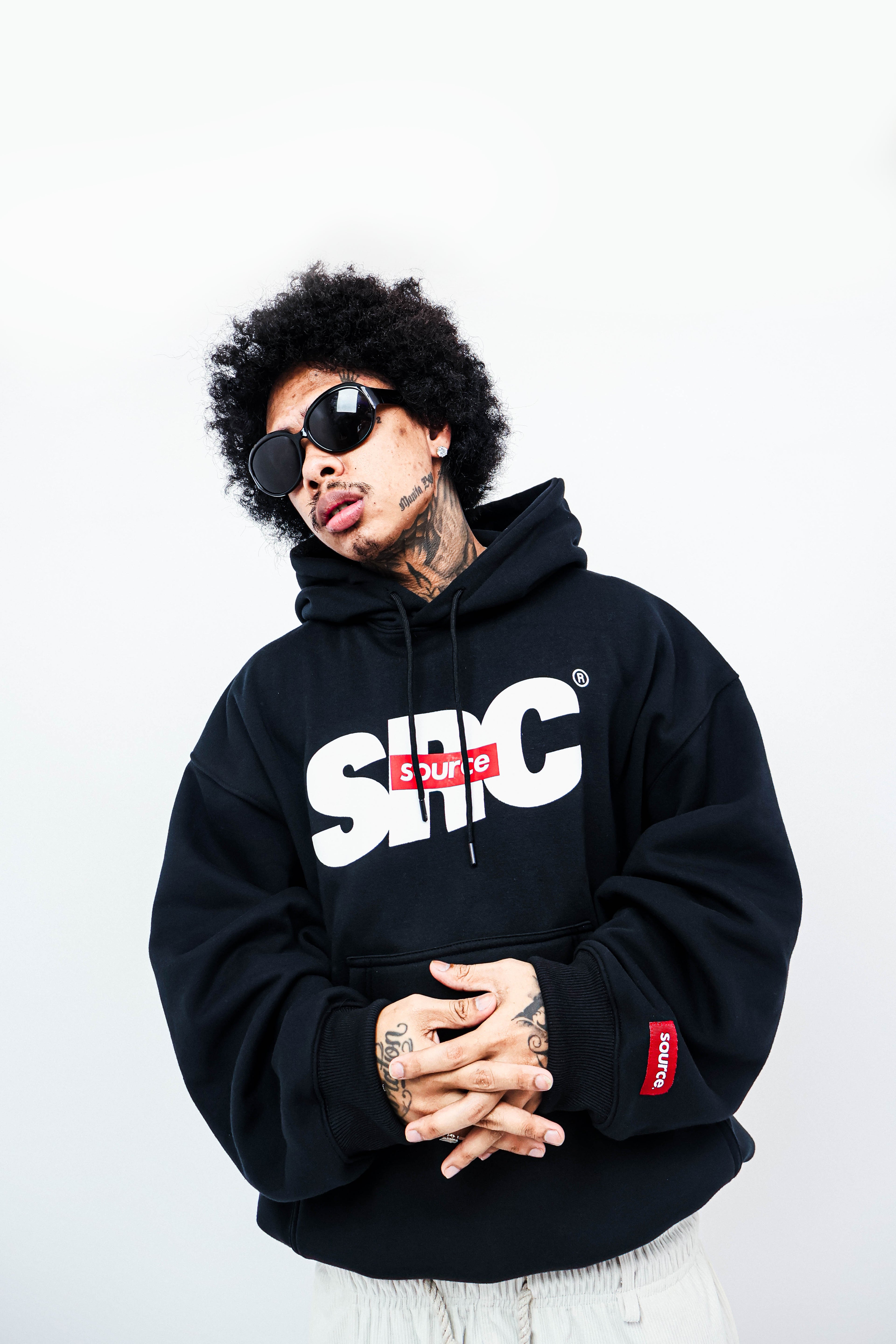 Box Overlap Oversized Hoodie