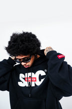 Box Overlap Oversized Hoodie