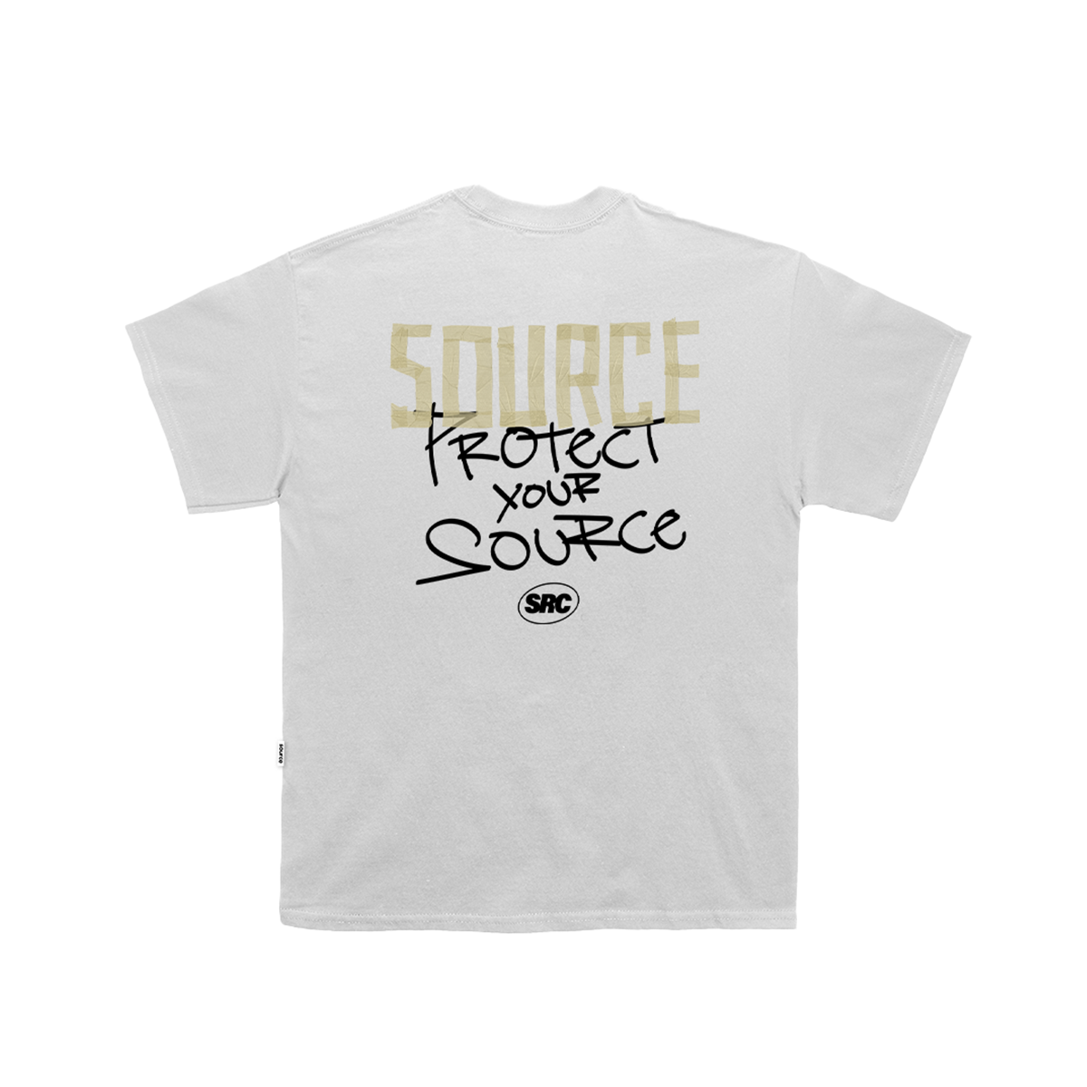 Protect Your Source Oversized Tee - White