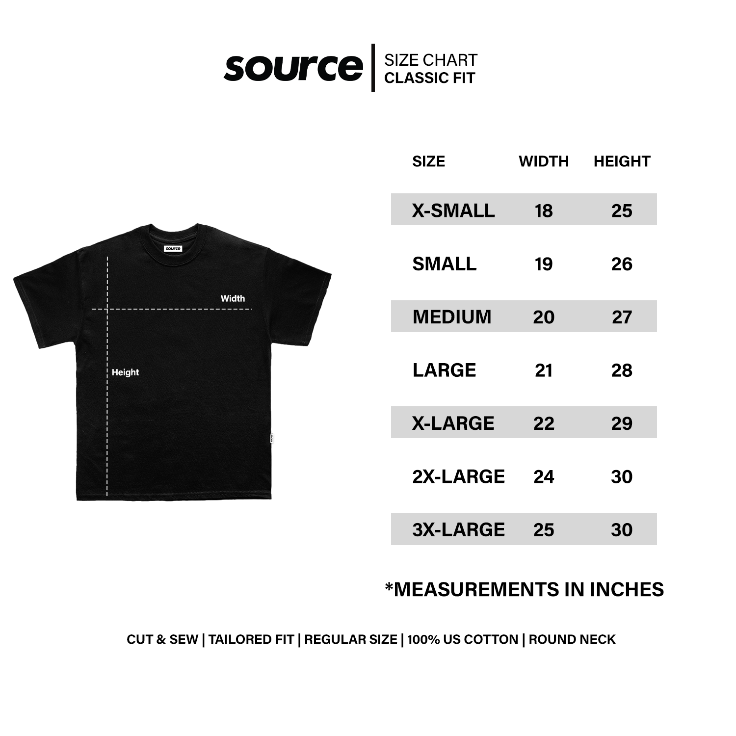 Against The World Classic Fit Tee