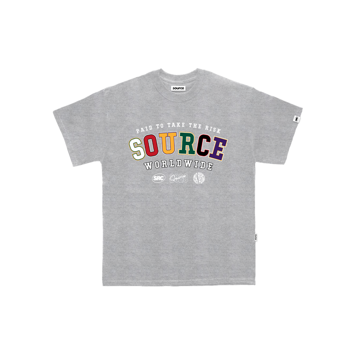 Hardwood Collection Oversized Tee - Gray