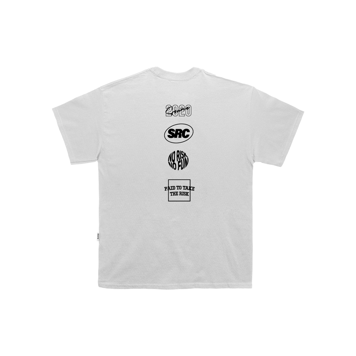 Hardwood Collection in White Oversized Tee