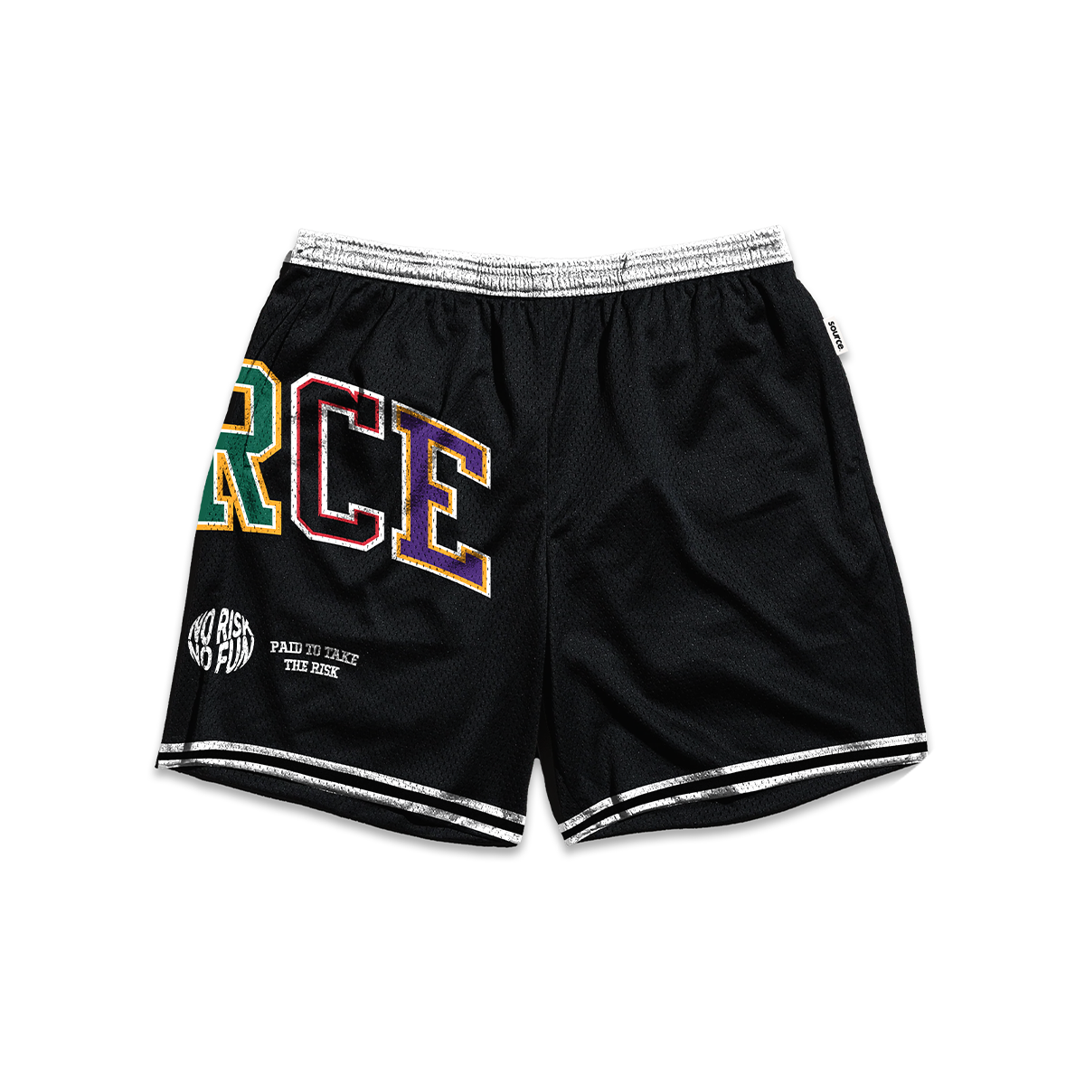 Multicolor Hardwood Collection Mesh Shorts