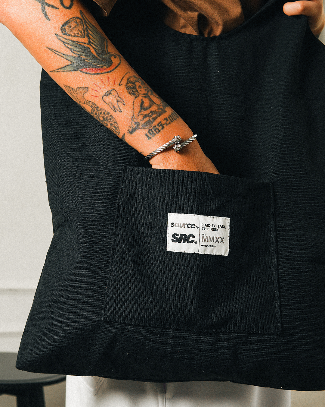 Tagged Utility Tote Bag