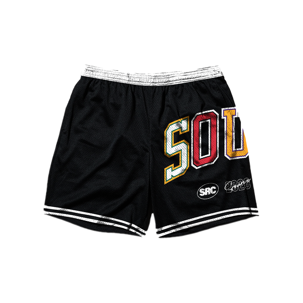 Multicolor Hardwood Collection Mesh Shorts