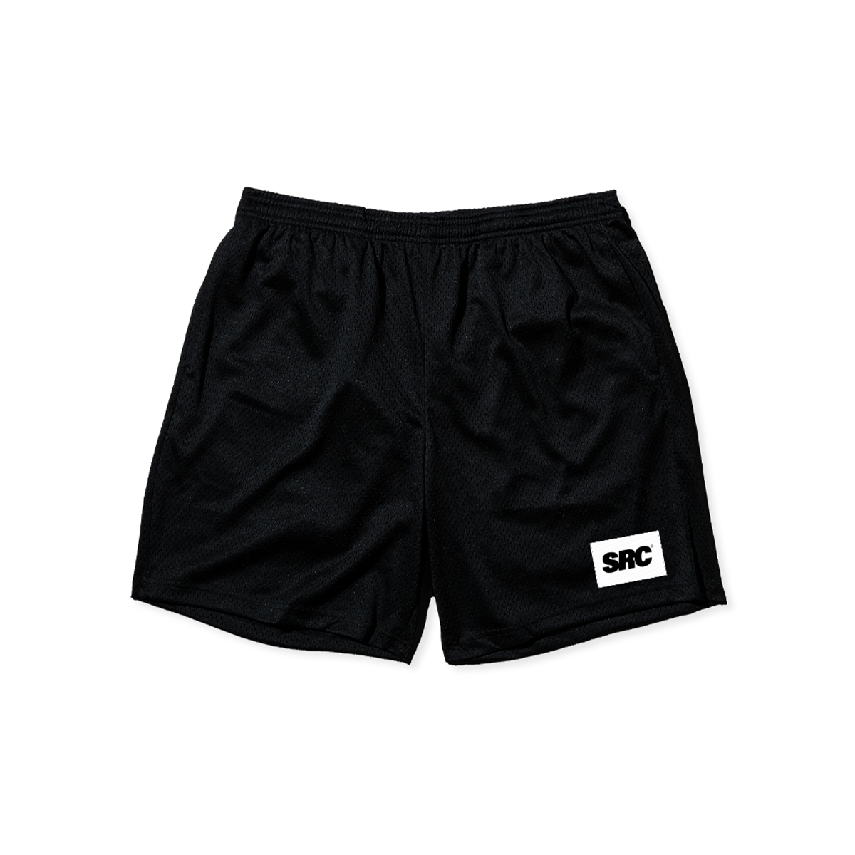 SRC® Logo Baller Fit Mesh Shorts - Black
