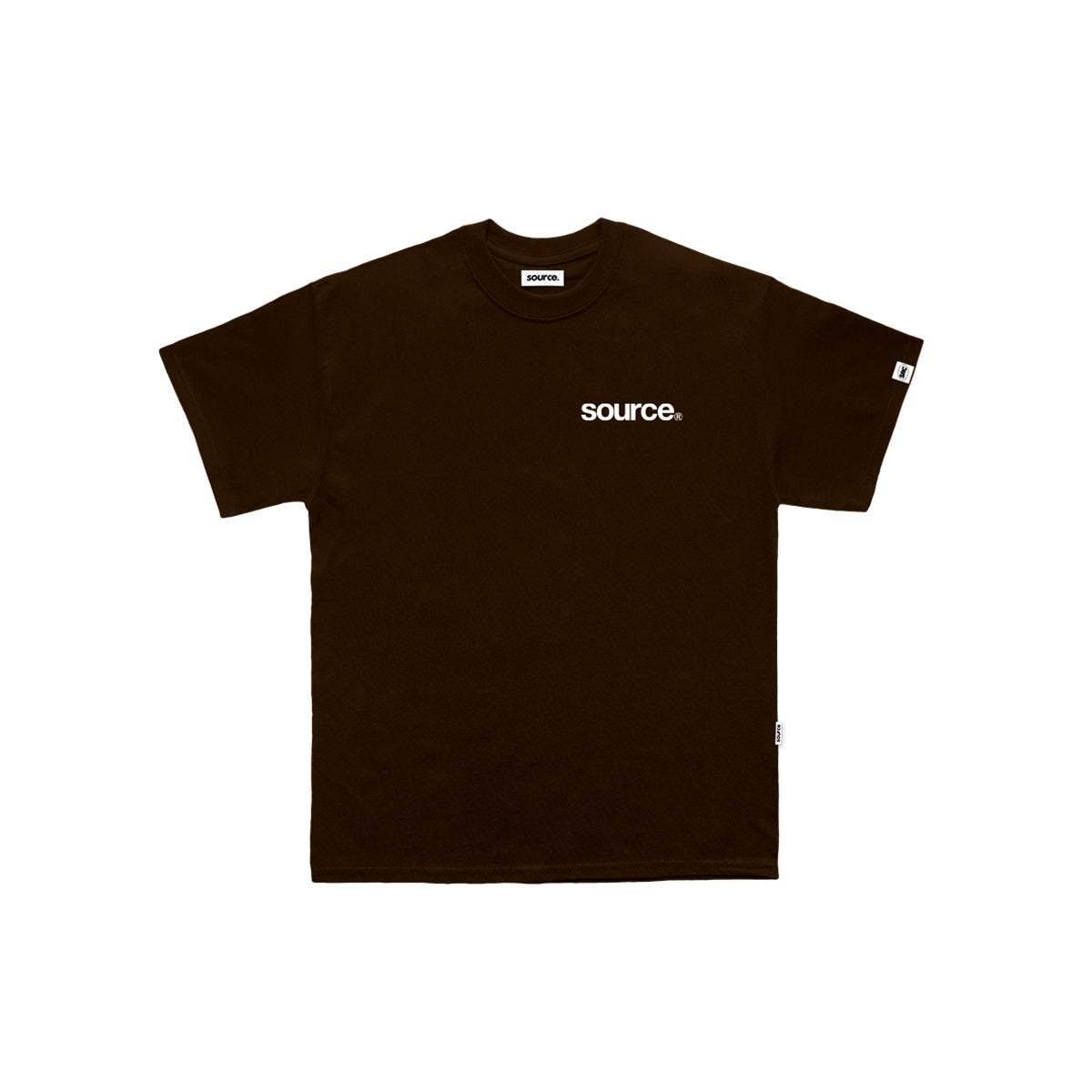 Raw Oversized Tee - Chocolate