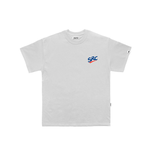 Cola in White Oversized Tee