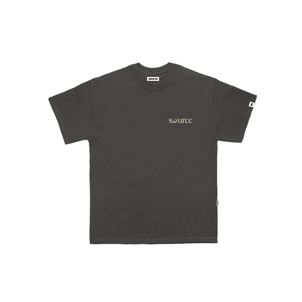 Diamond Oversized Tee - Charcoal