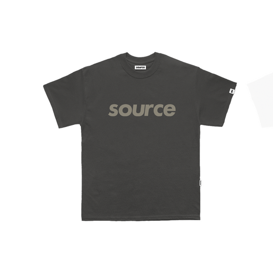 OG Logo Worldwide in Charcoal Oversized Tee