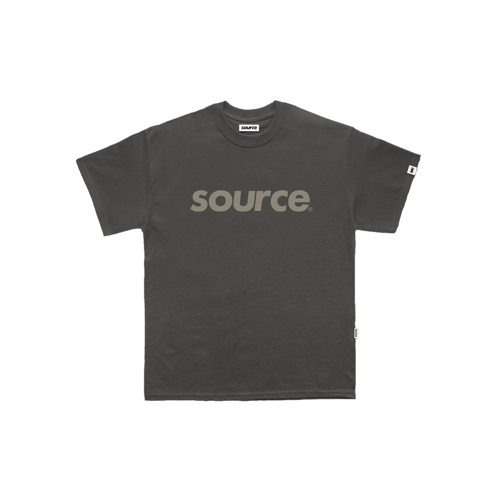 OG Logo Oversized Tee - Charcoal Monochrome