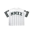 MMXX Boxy Crop Football Jersey - White