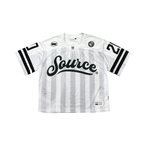 MMXX Boxy Crop Football Jersey - White