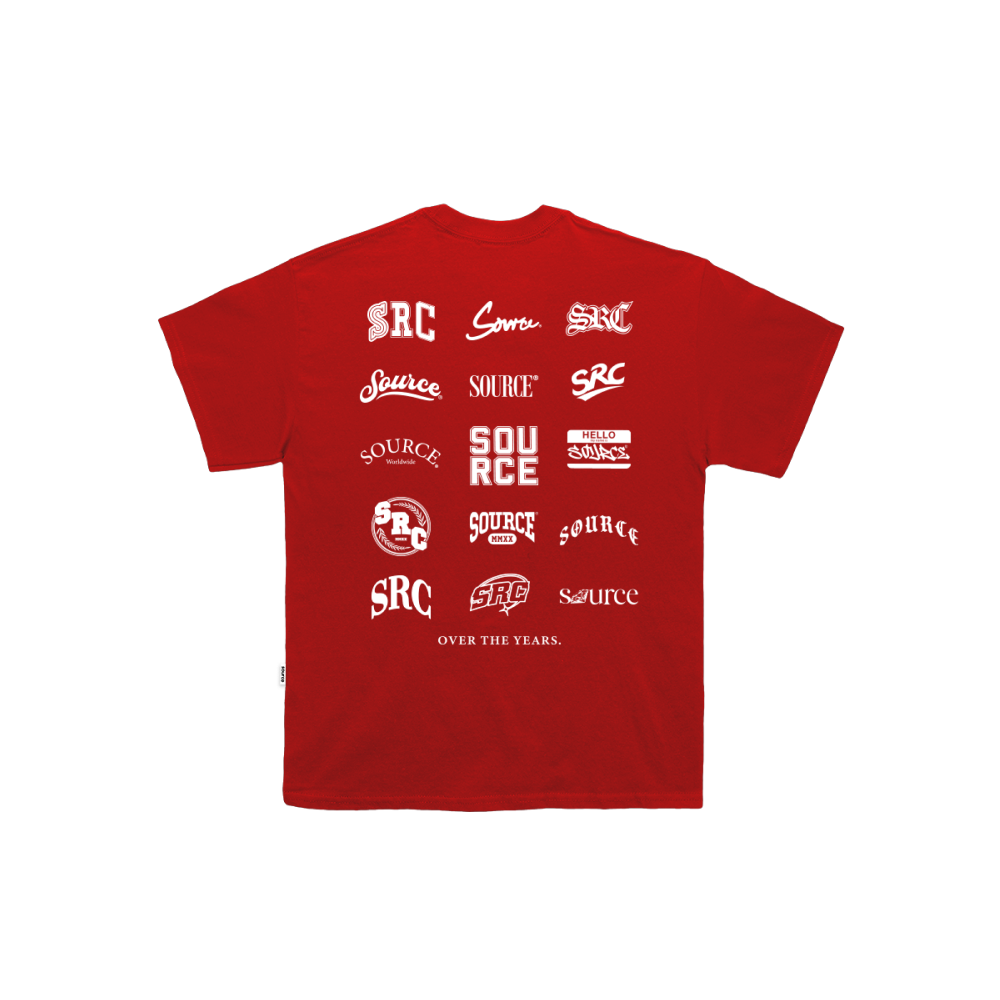 Over The Years Tee - Red