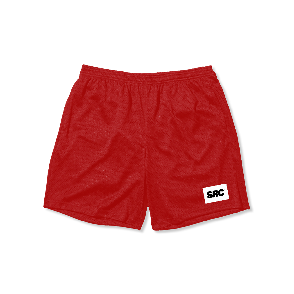 SRC® Logo Baller Fit Mesh Shorts - Red