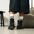 Tagged Crew Socks