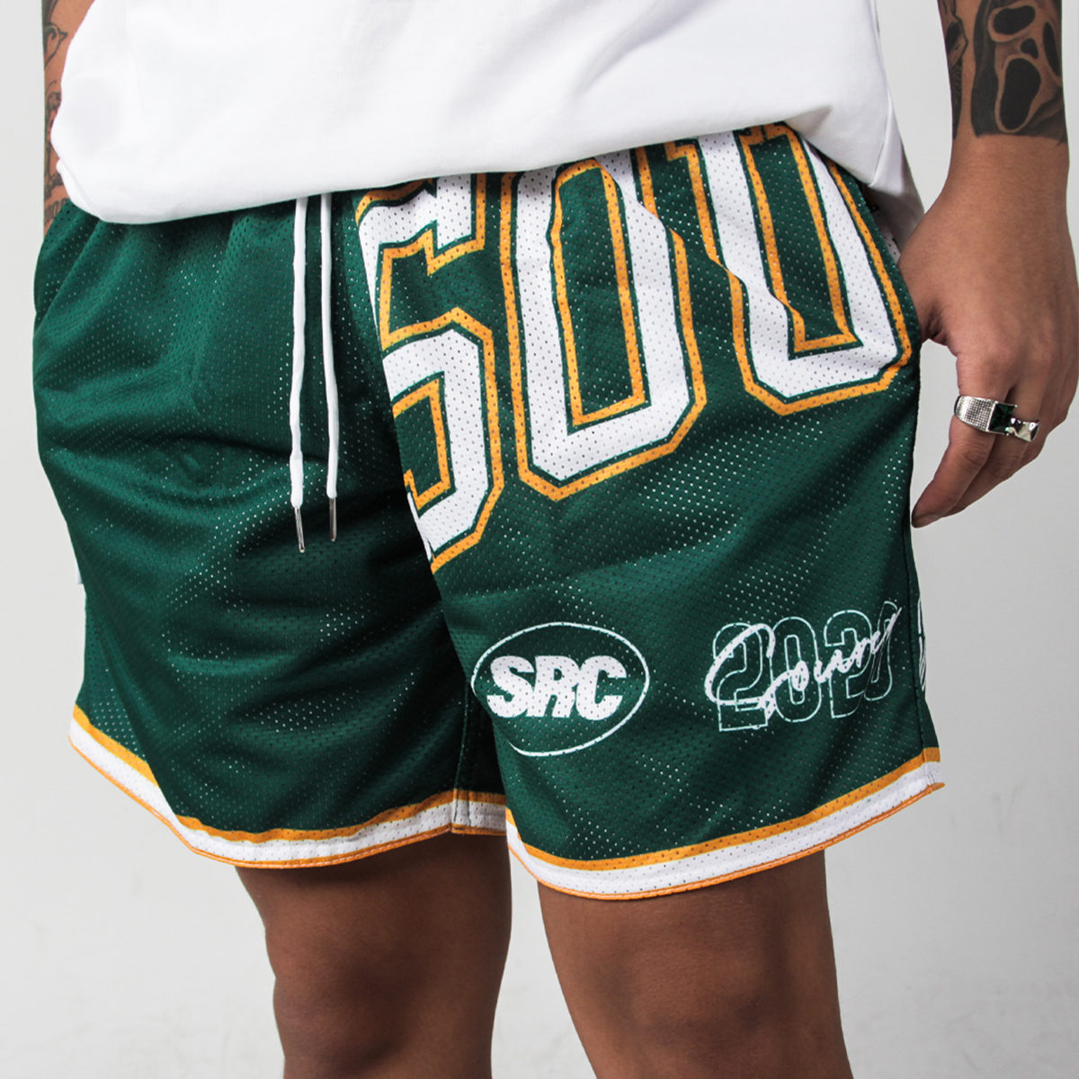 Hardwood Collection Baller Mesh Shorts - Sonics