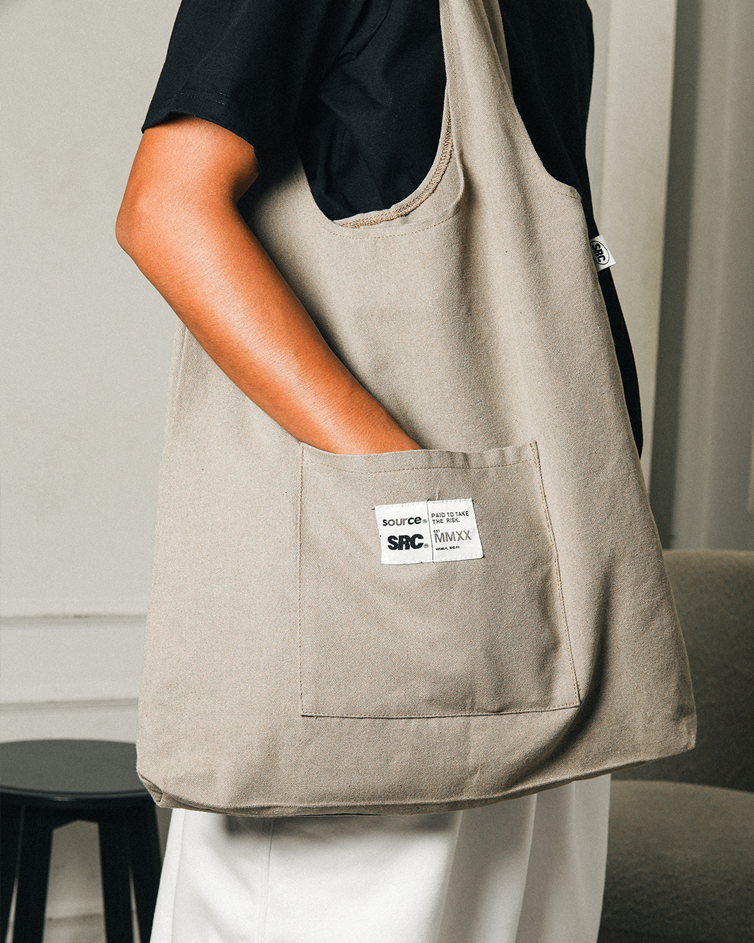 Tagged Utility Tote Bag